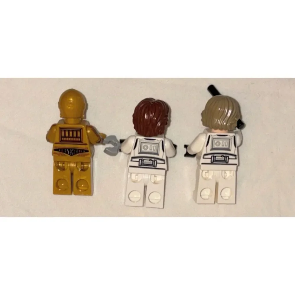 Lego Star Wars Minifigures - Group of 6 Luke, Leia, Han, Chewy, R2D2, C3PO